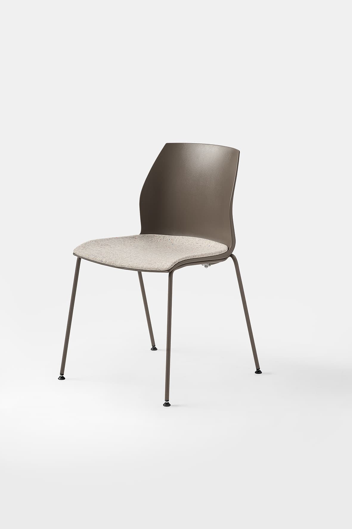 Scaun Kalea cadru fix cu 4 picioare din otel, 52x80x46 cm
