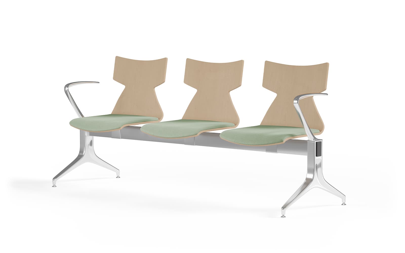 Kimbox Wood Bench – Banca 2 locuri din lemn de fag vopsit