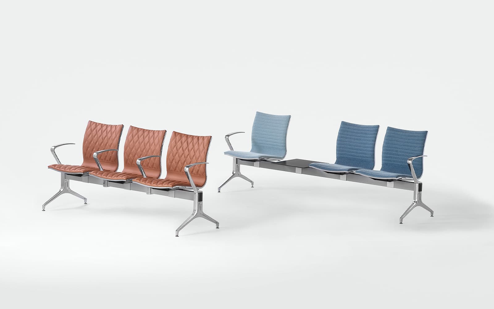 Kruna Bench Plus Linear – 3 locuri, banca asteptare modulara