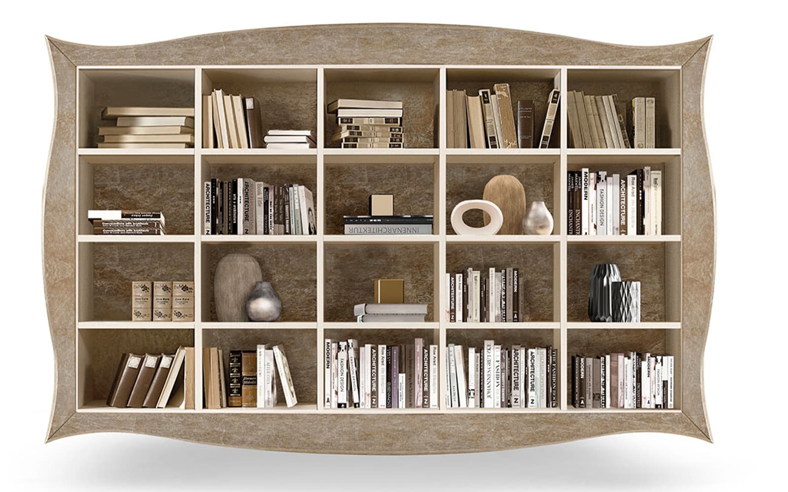 Biblioteca Liberty, Lemn Masiv, 243×56×220cm