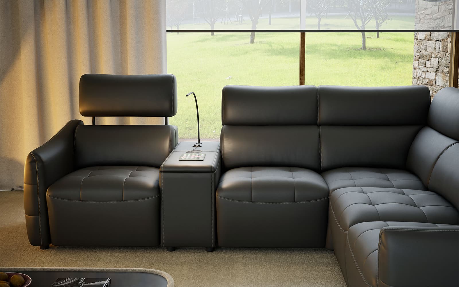 Coltar Davos, 262×100×221 cm