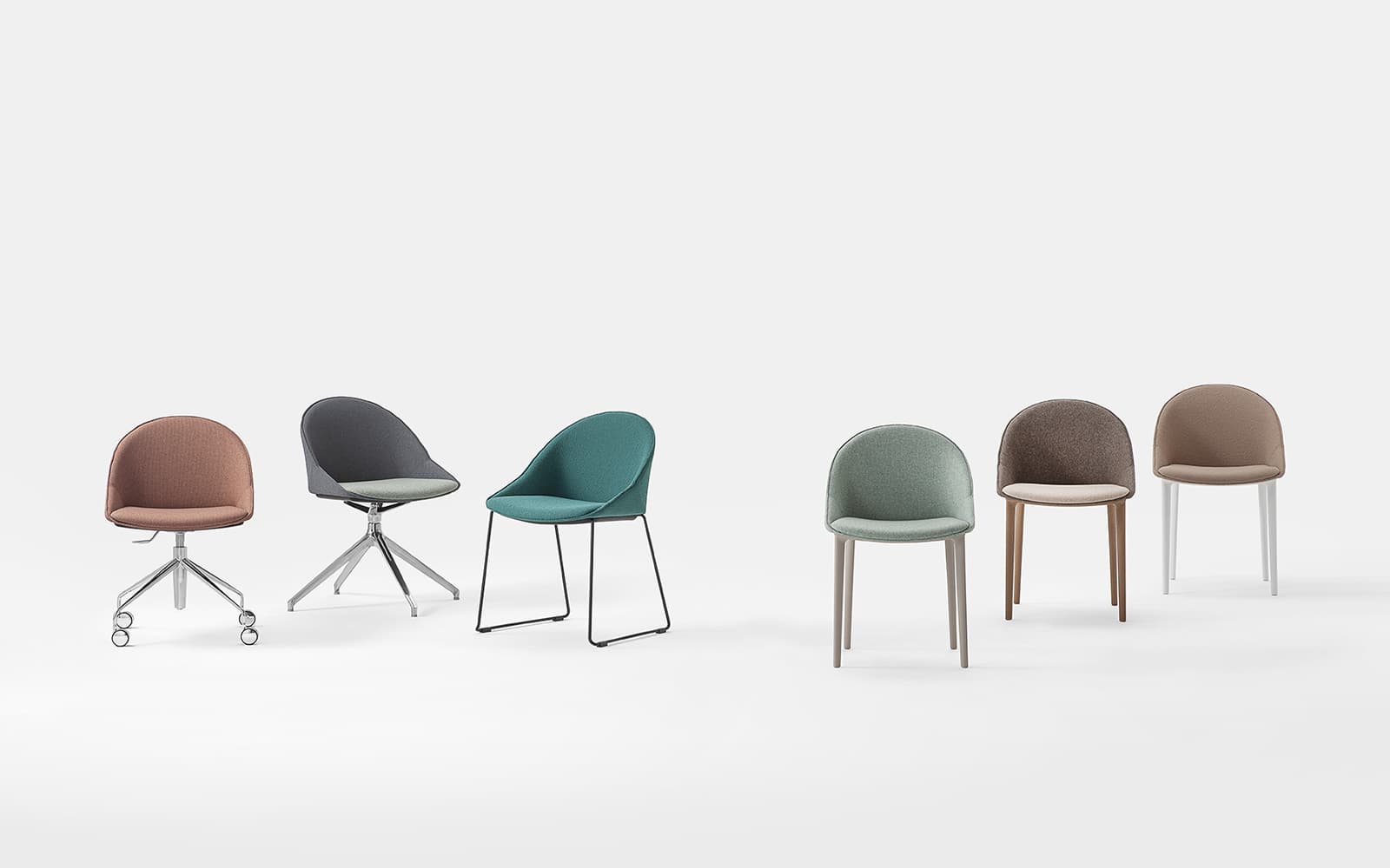 Kross Plus – Scaun pivotant cu 4 picioare și role