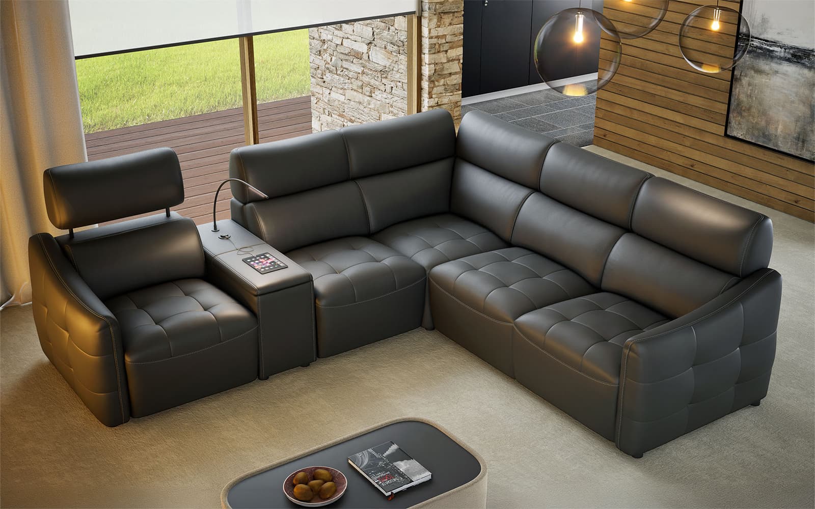 Coltar Davos, 262×100×221 cm