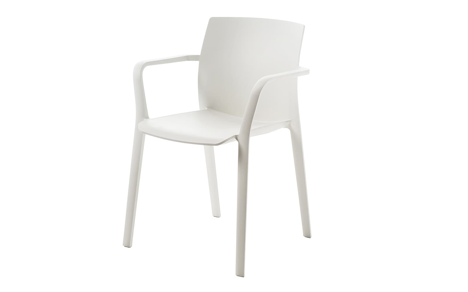 Klia – Scaun monobloc cu 4 picioare si brate