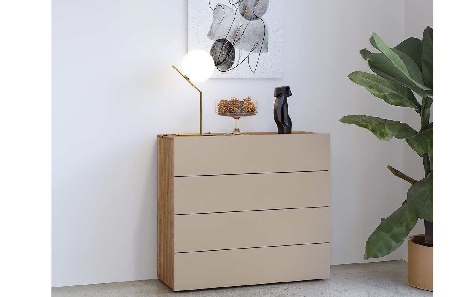 Comodă Eleganza, 100×91×41 cm