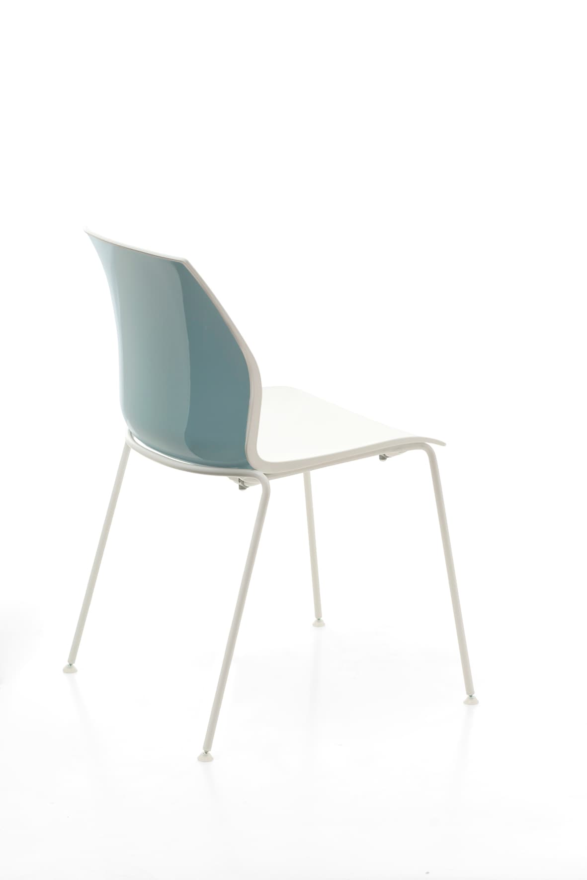 Scaun Kalea cadru fix cu 4 picioare din otel, 52x80x46 cm