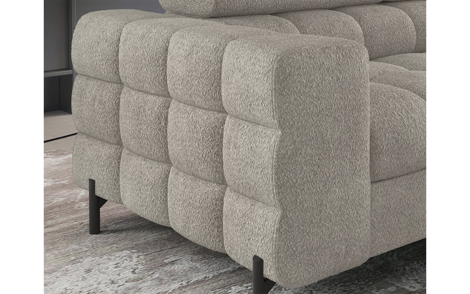 Colțar Ferry, Extensibil, 276x72x200, Material Royal 20