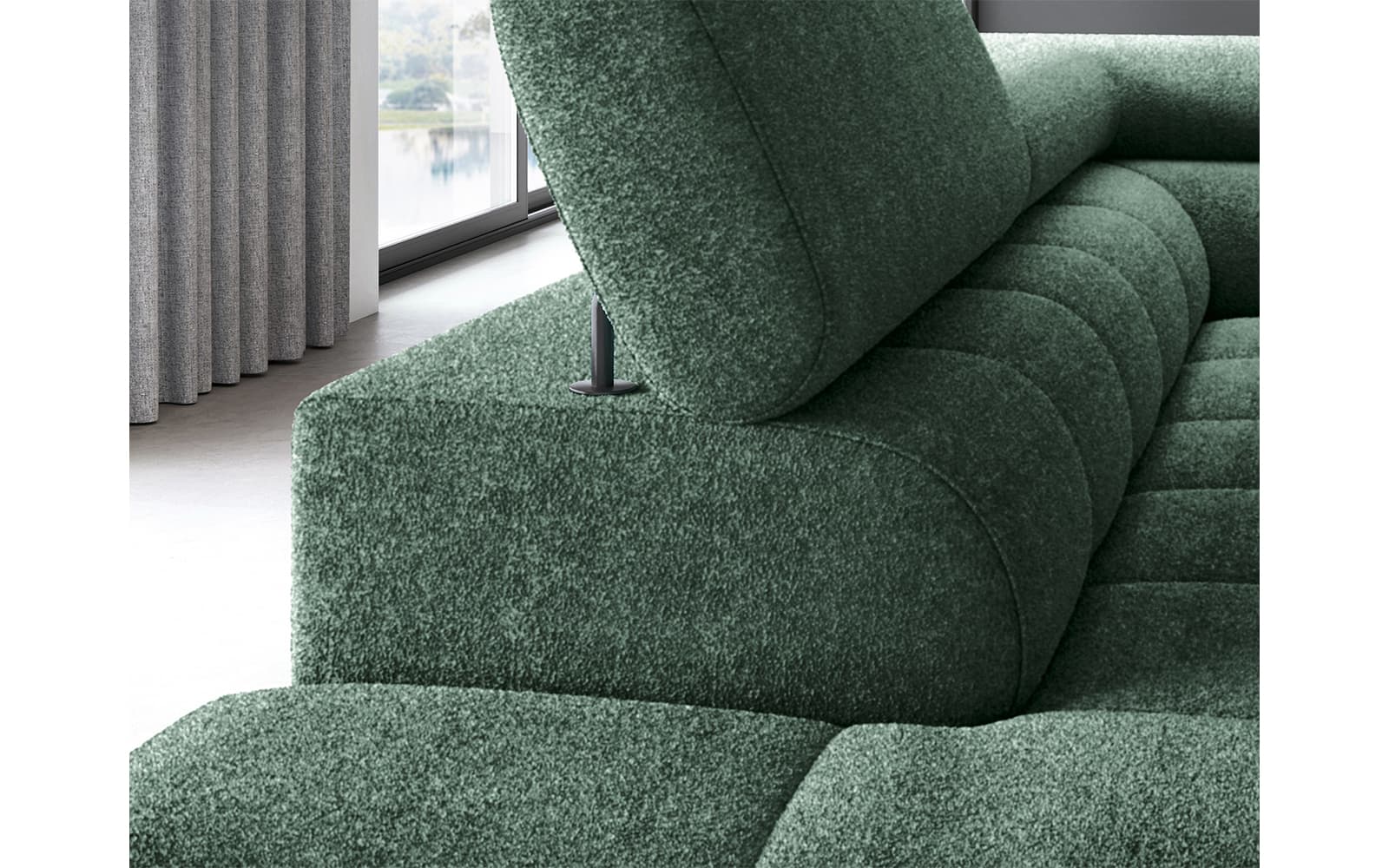 Colțar Ferry, Extensibil, 276x72x200, Material Amore 35