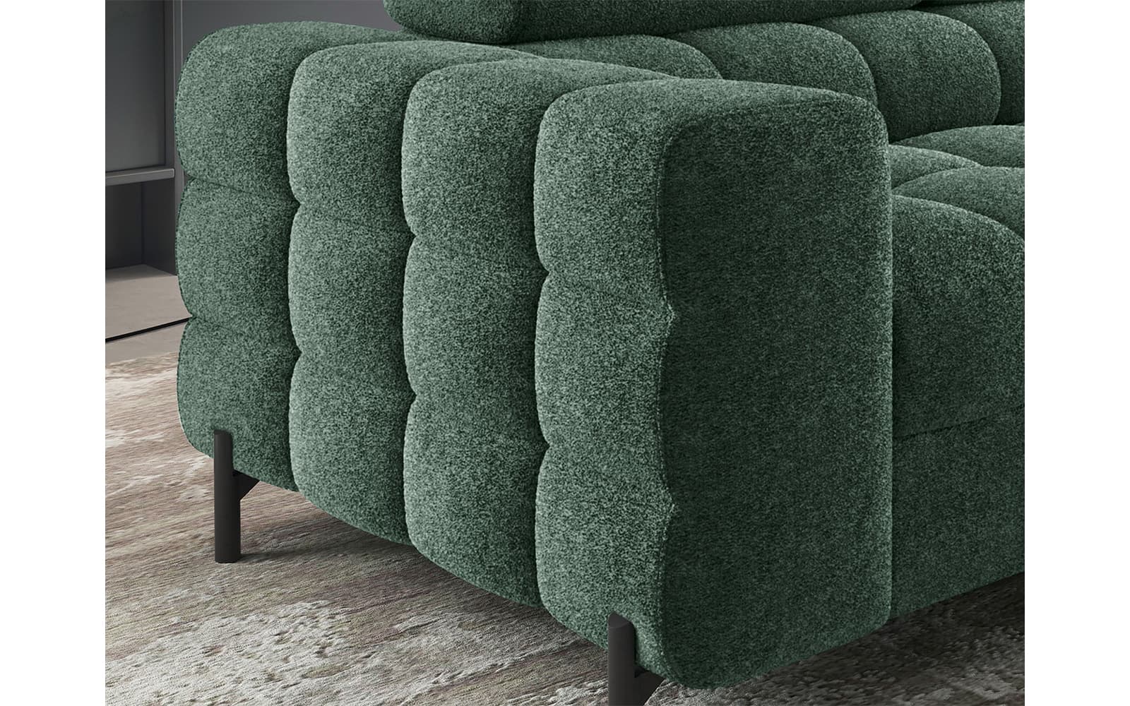 Colțar Ferry, Extensibil, 276x72x200, Material Amore 35