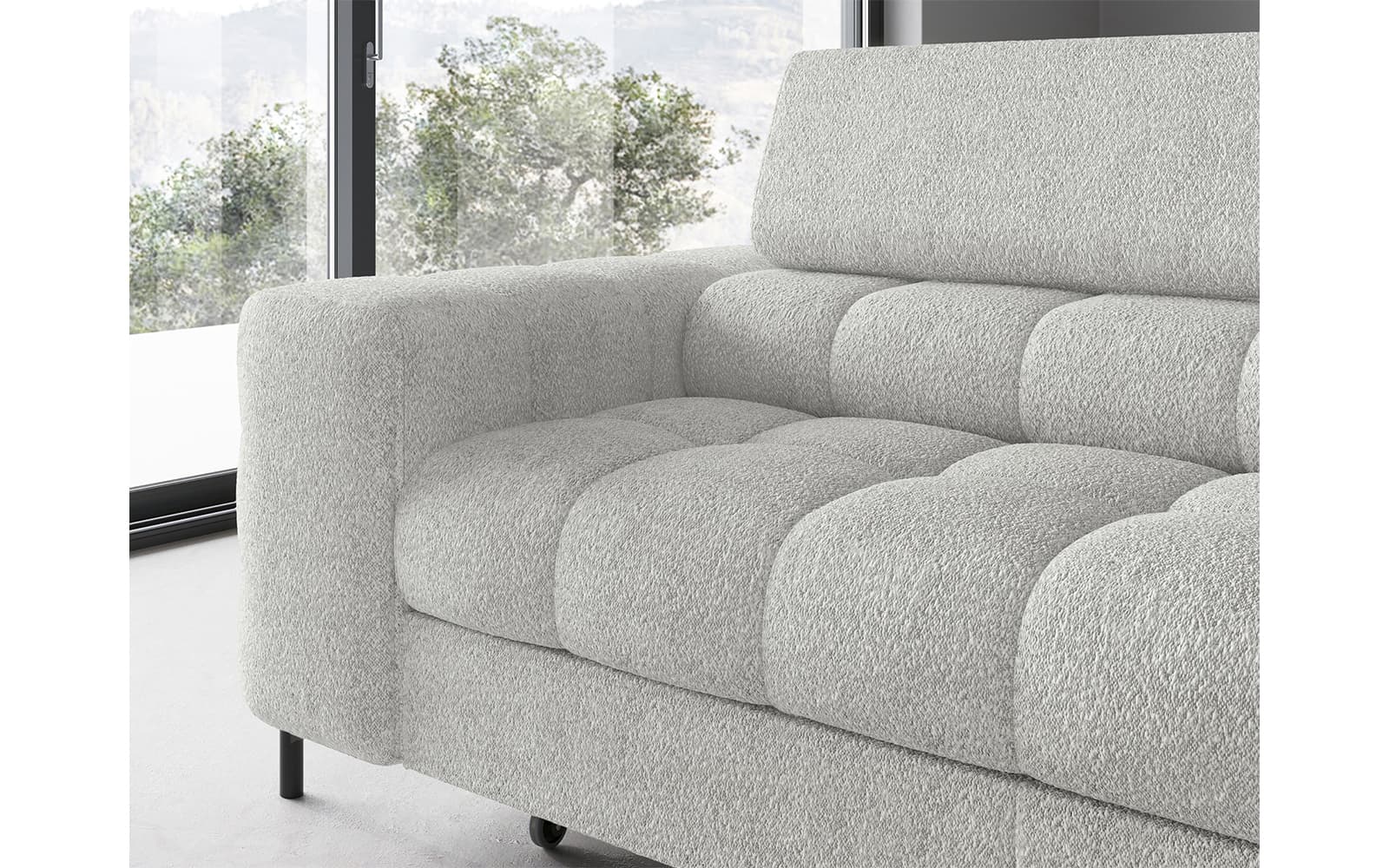 Colțar Ferry, Extensibil, 276x72x200, Material Royal 03