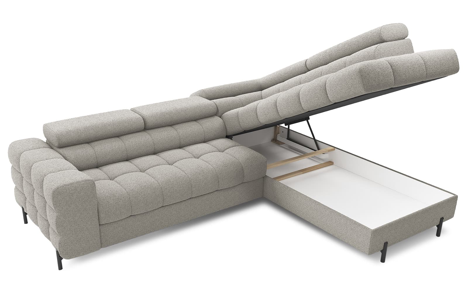 Colțar Ferry, Extensibil, 276x72x200, Material Royal 20
