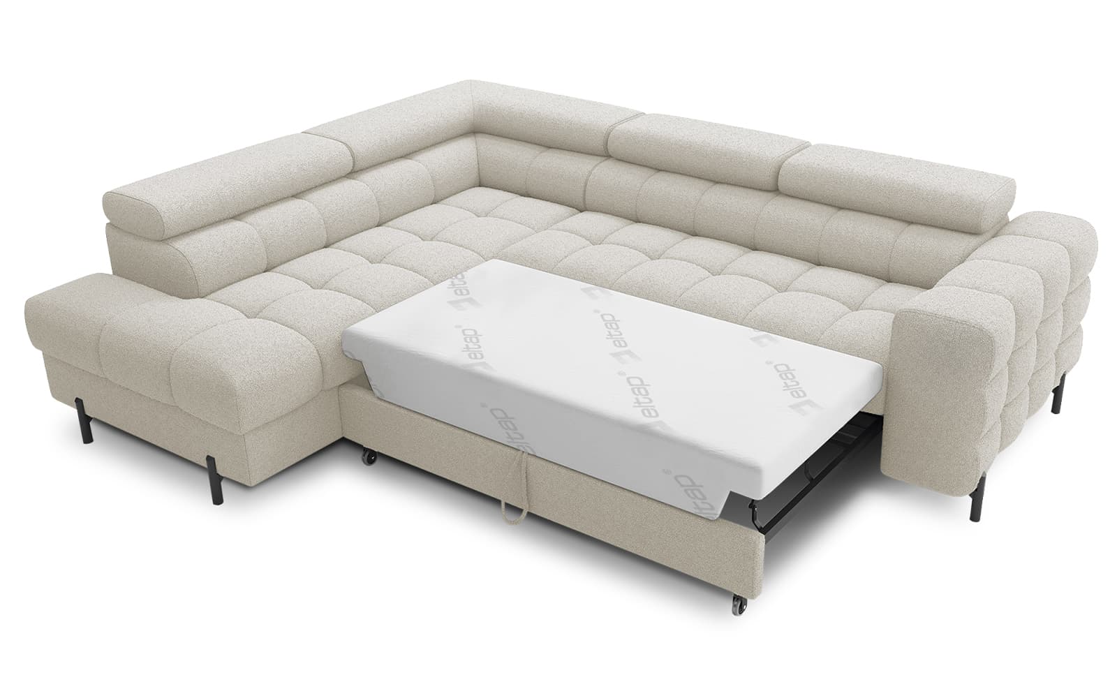 Colțar Ferry, Extensibil, 276x72x200, Material Royal 18