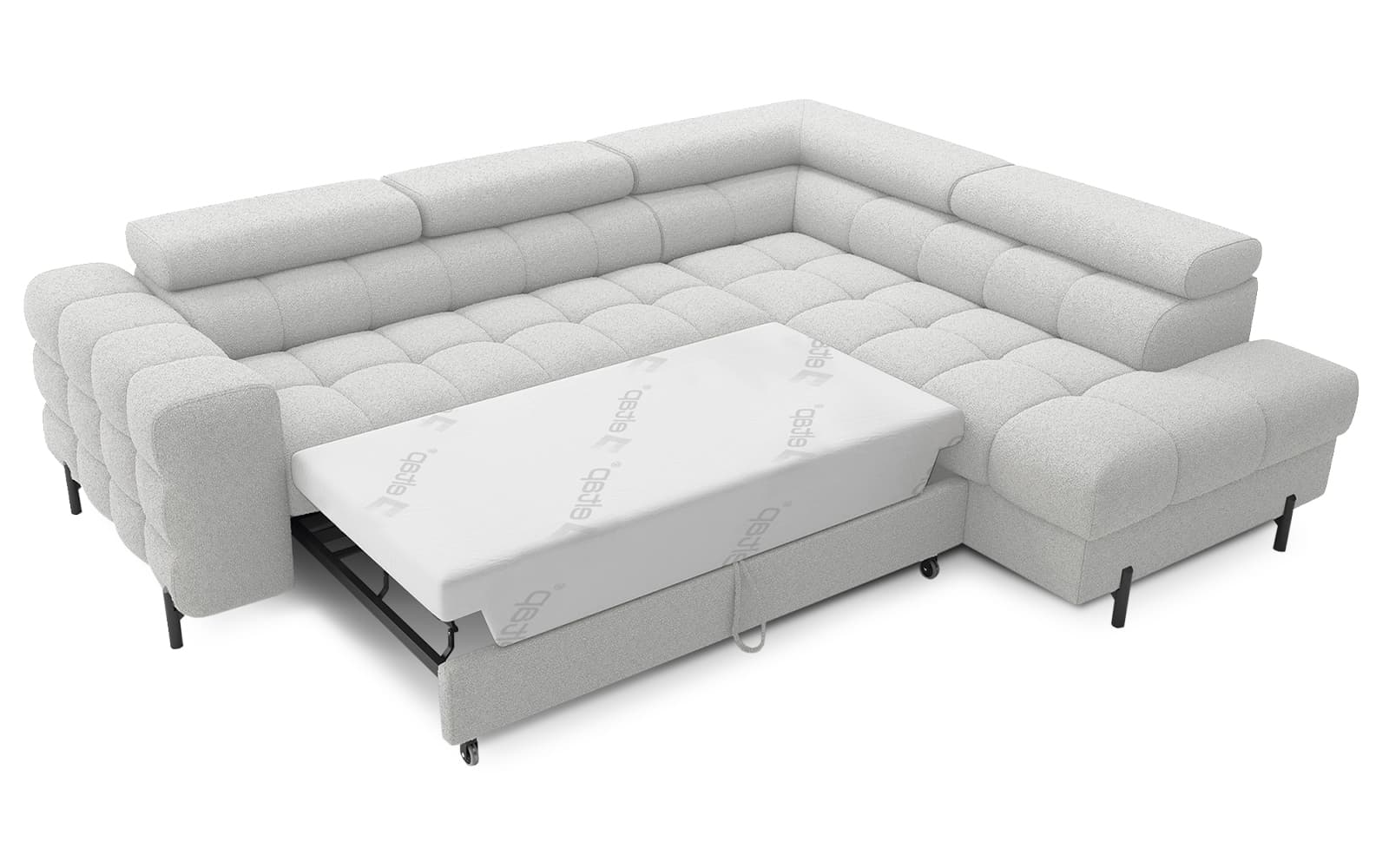 Colțar Ferry, Extensibil, 276x72x200, Material Royal 03