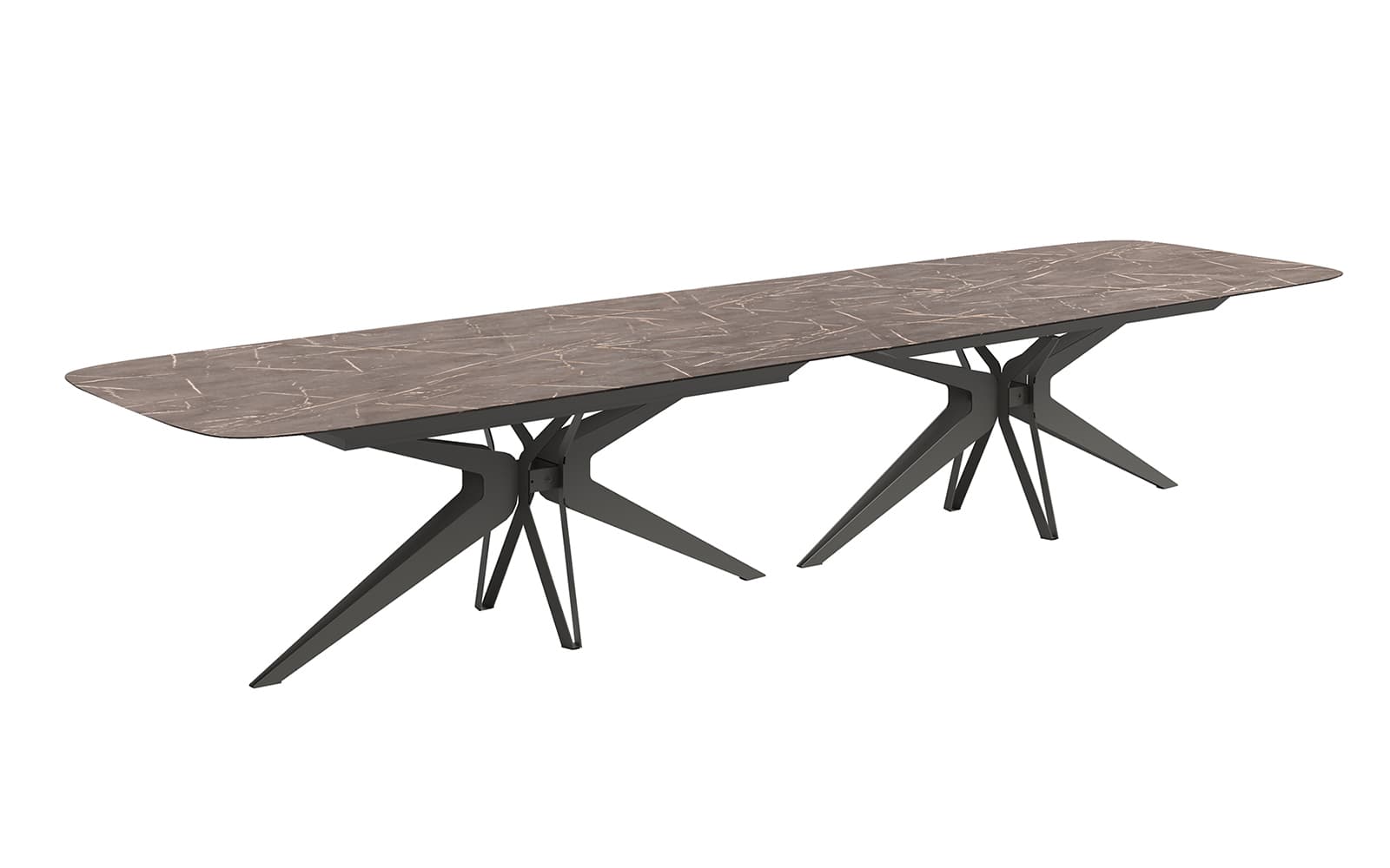 Masă de dining Eclat, 200/275/400×120 cm