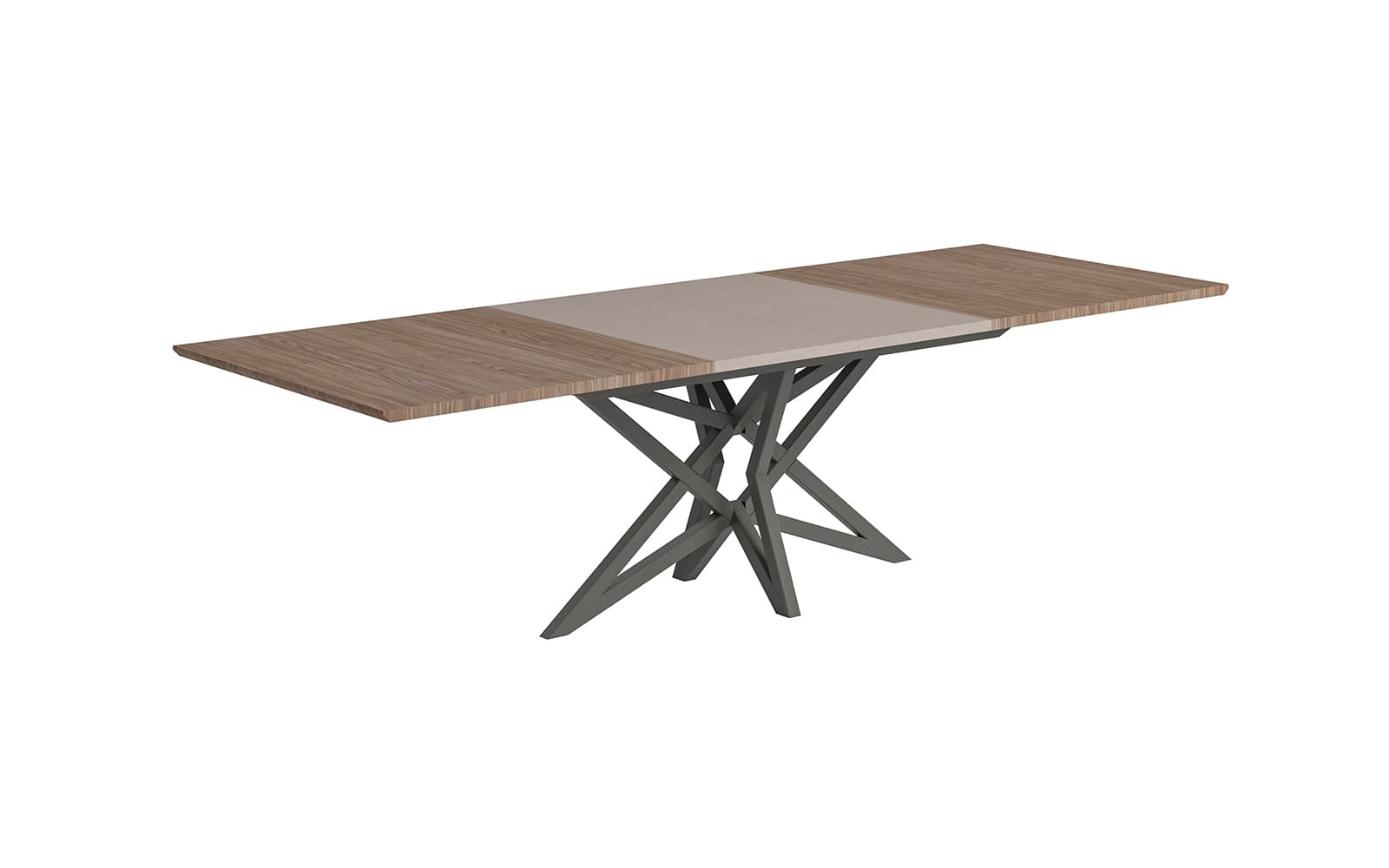 Masa de dining extensibilă Narla, 180×103 cm