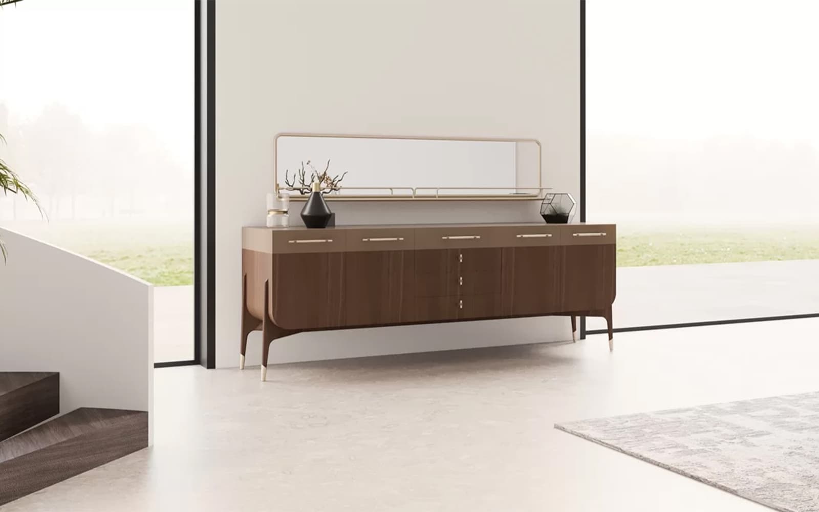 Comodă Capella, 225x56x80 cm
