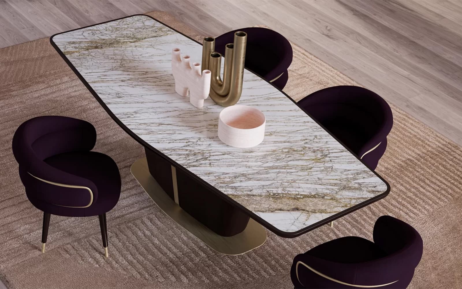 Scaun Viera dining, 60×65×78 cm