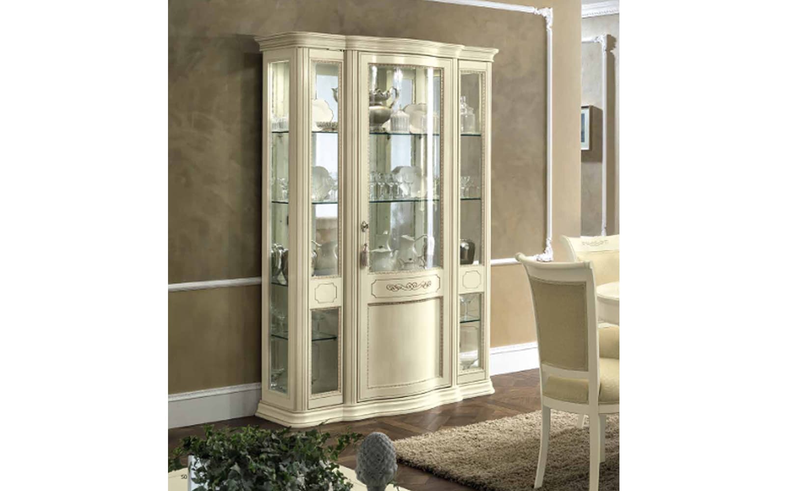 Vitrina Bologna, 130x56x208 cm