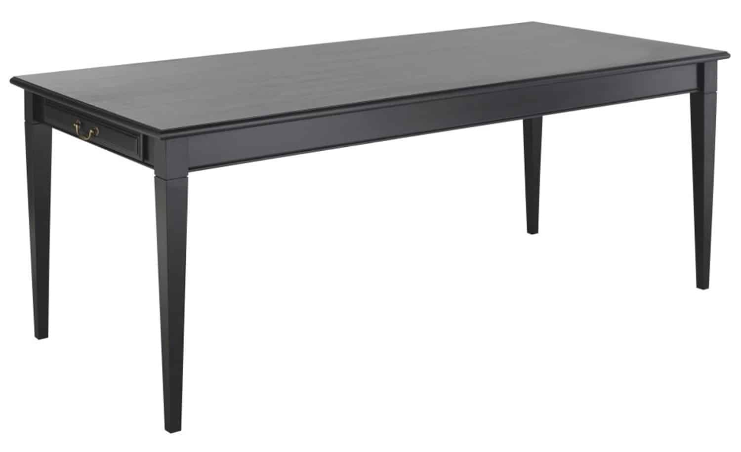 Masă Dining Noir, Lemn Masiv, RAL 9016 L90xA70xH78cm