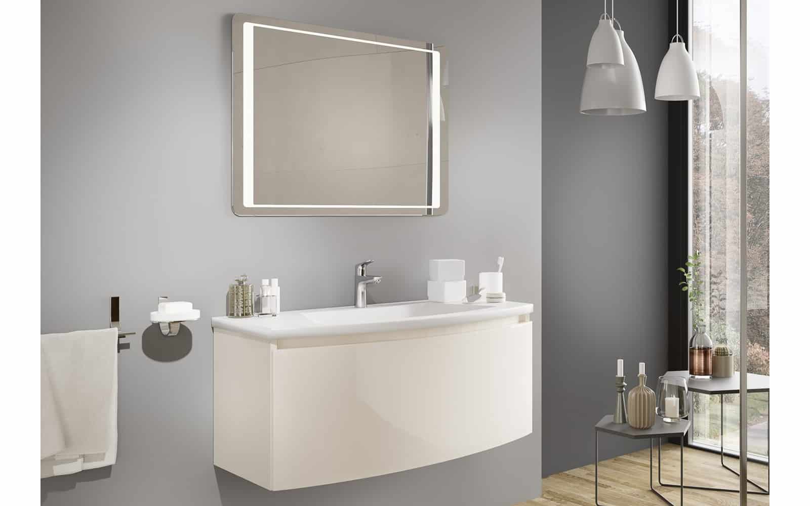 Set Mobilier Baie Suspendat Samba din lemn masiv