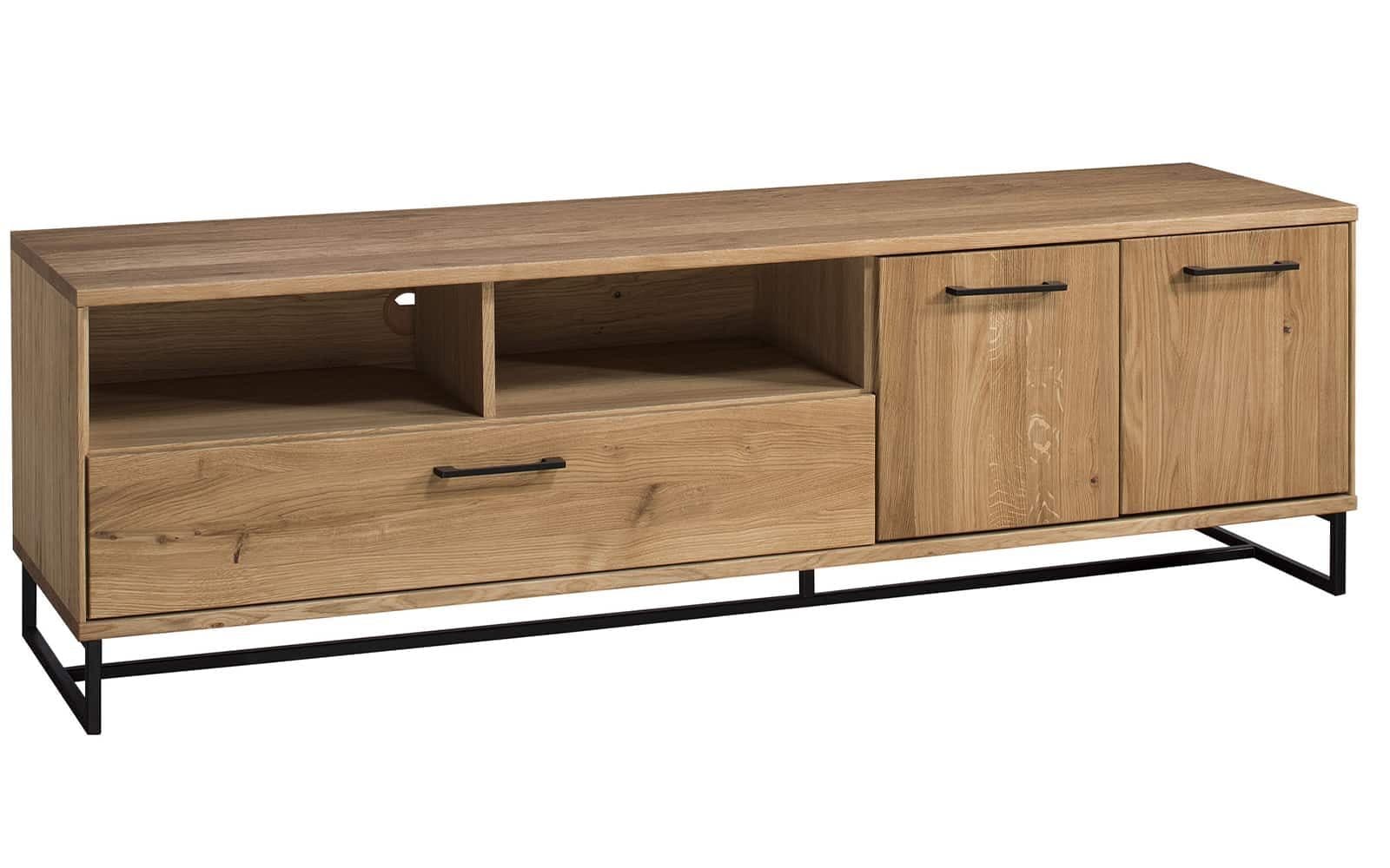 Comoda Colmar, Lemn Masiv, Stejar Natur, 54.4x180.6x48 cm