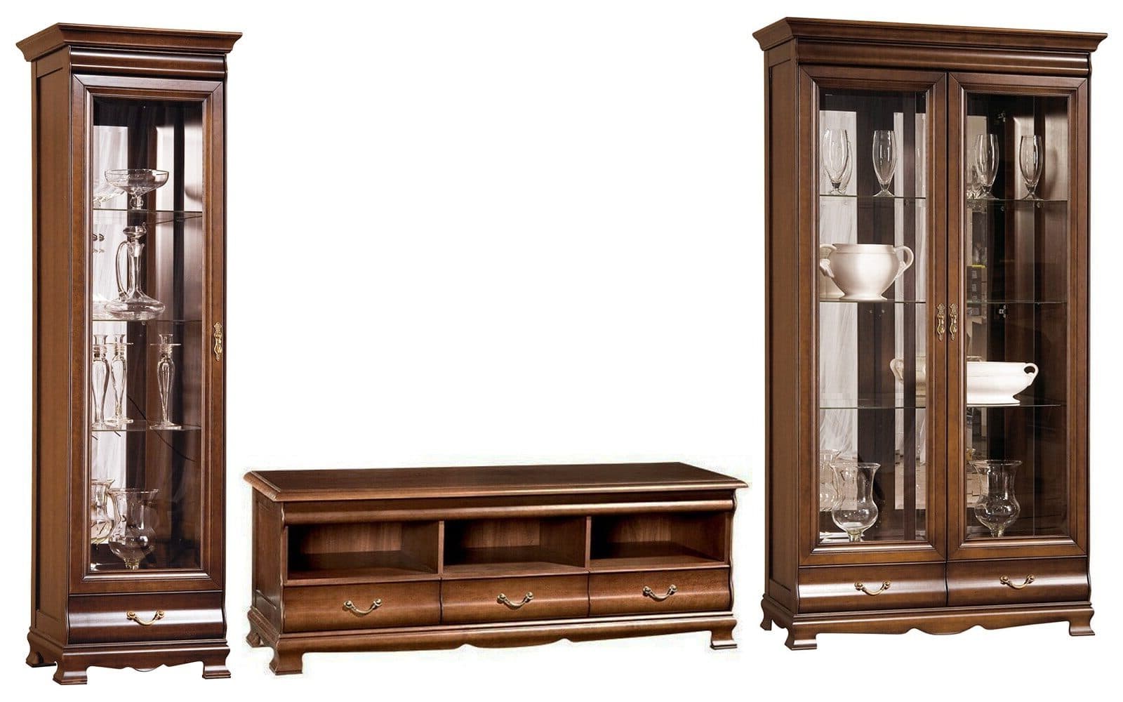 Set Living Harper, 3 Piese, Nuc din lemn masiv