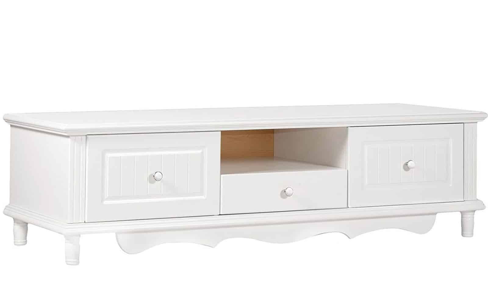 Comoda TV Elizabeth, 160x58x45cm, Alb