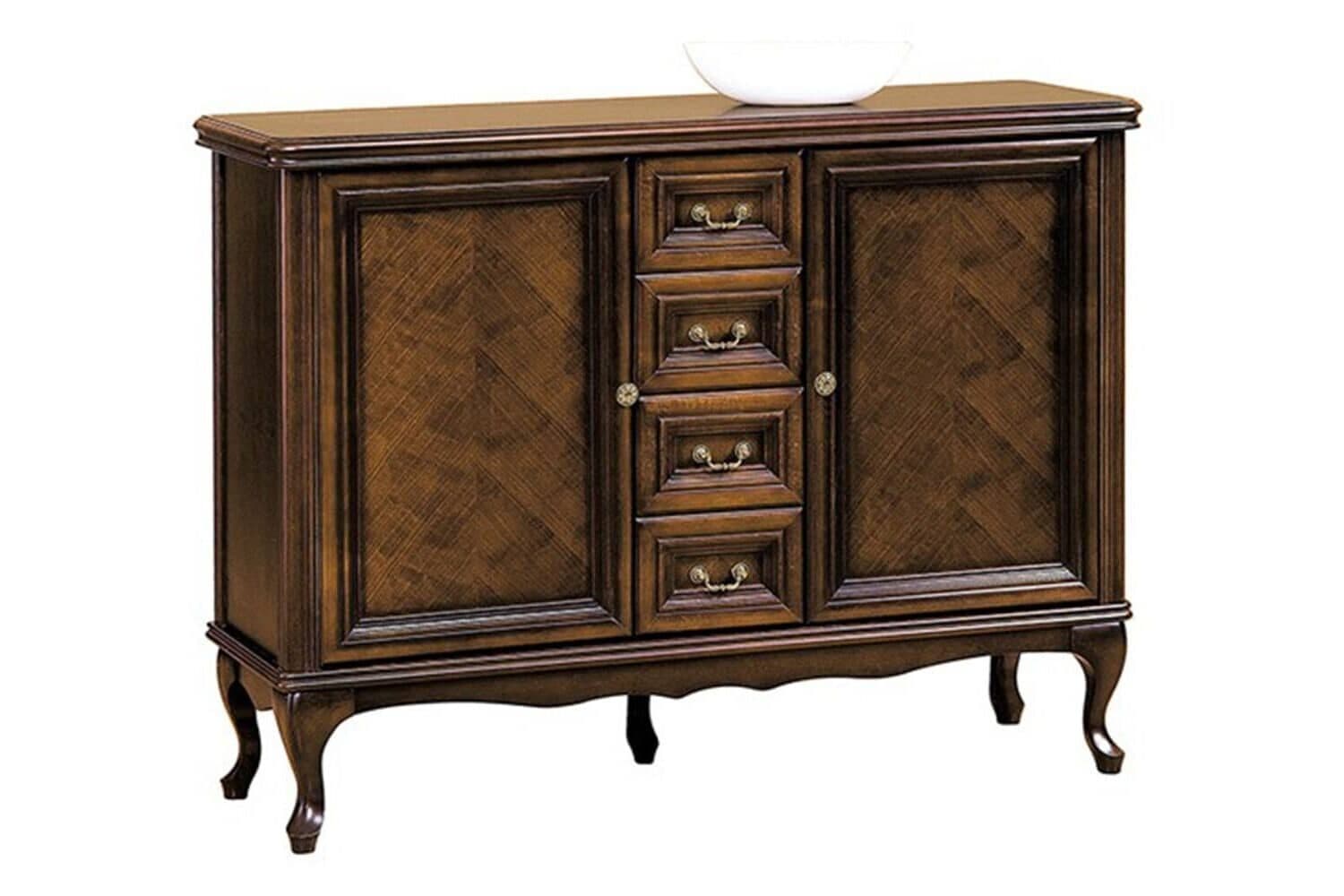 Comodă Weston I, 130,5 x 42,5 x 97,5 cm din lemn masiv