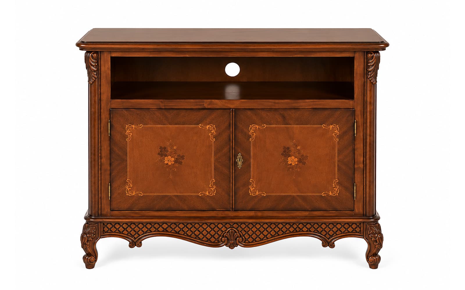 Comoda Edward, Lemn Masiv, Nuc , 110x55x103