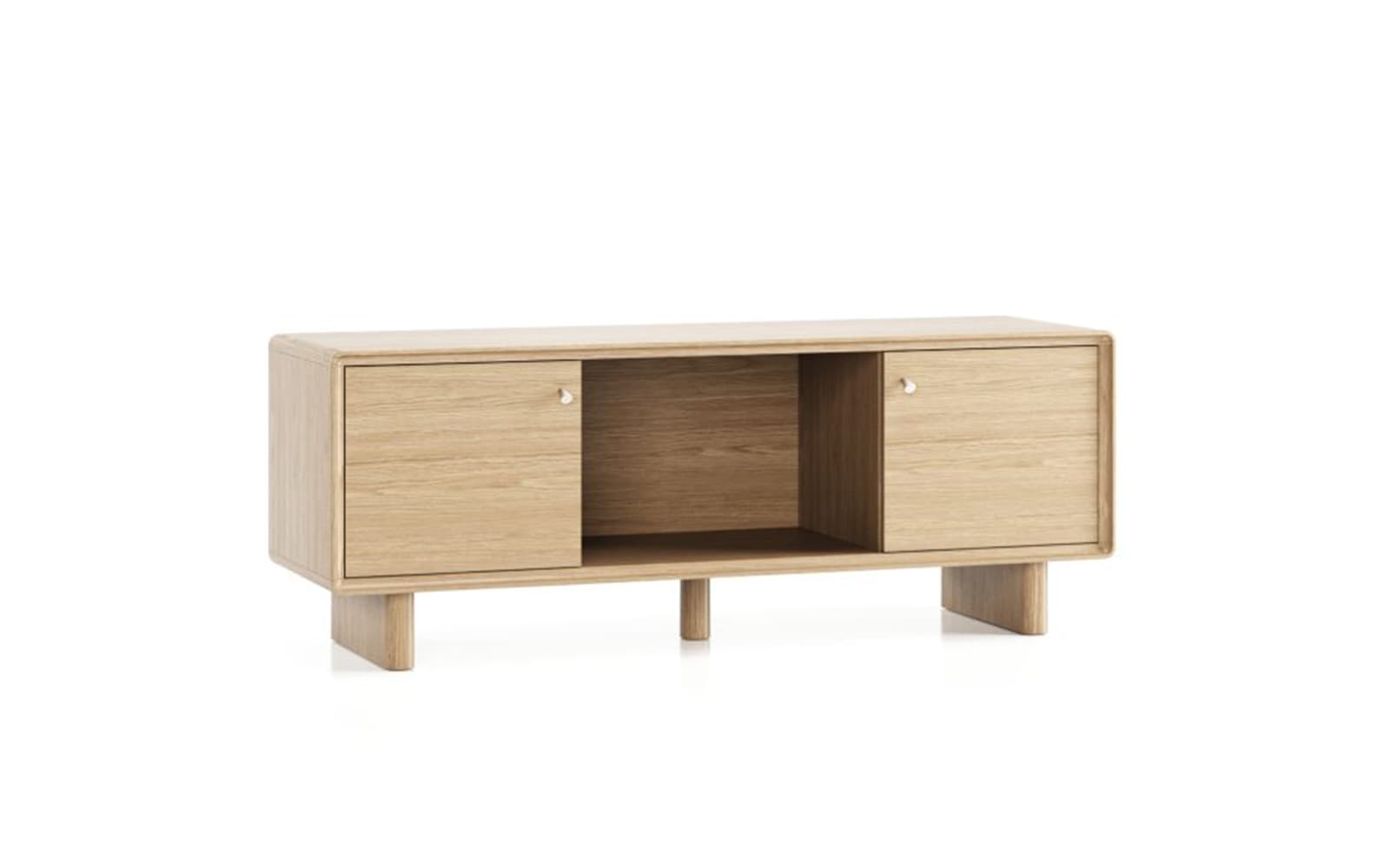 Comodă TV Cooper,din lemn masiv, 140×42,5×53 cm