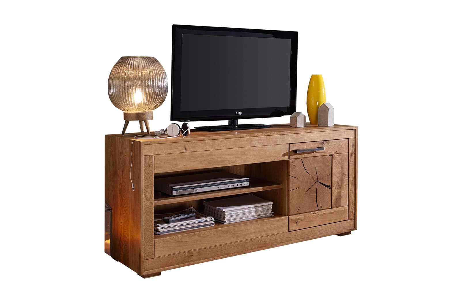 Comoda TV Rustic Home, 130×46×62,1 cm