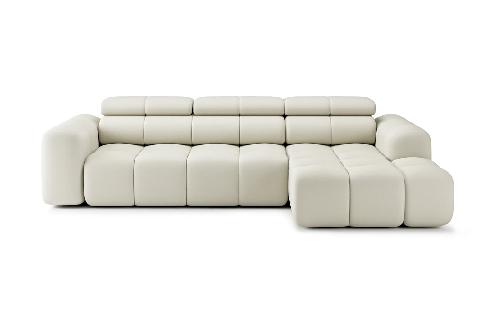 Colțar Bliss cu extensie electrică, 289×113 cm