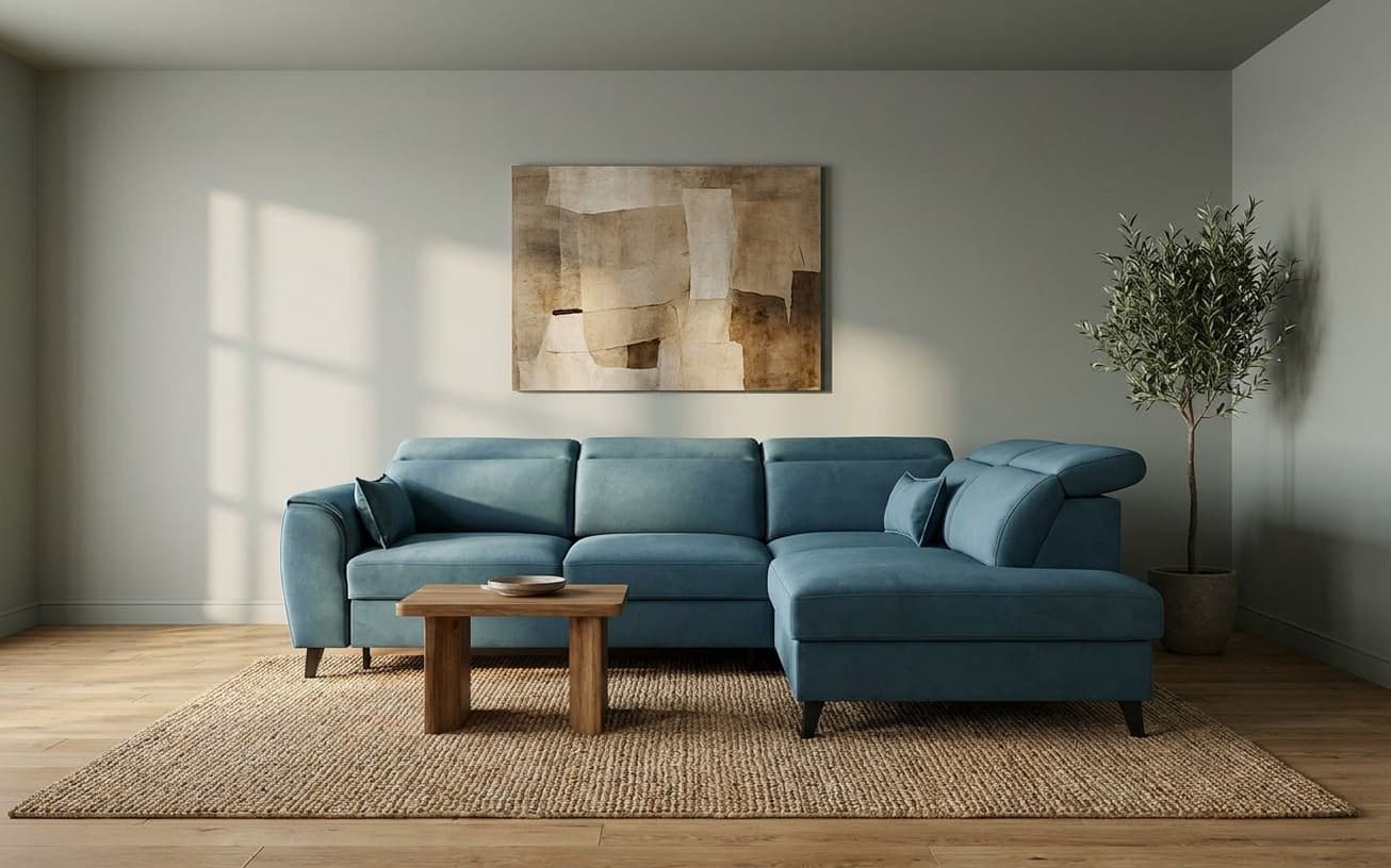 Colțar Extensibil Nora, Depozitare, 255x201cm, Personalizabil