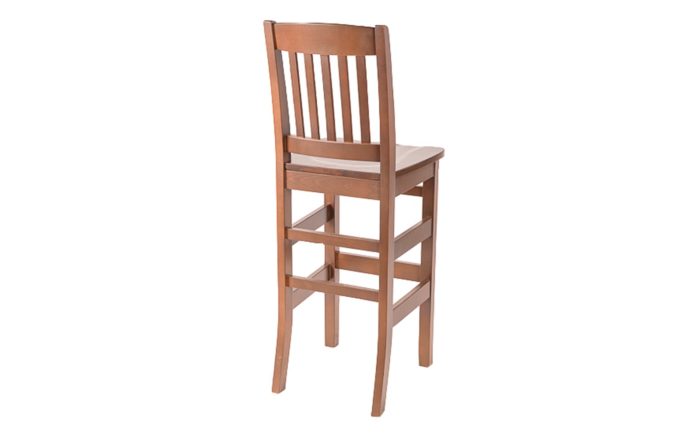 Scaun Bar Remy, Lemn Masiv, Configurabil, 40 x 43 x 119 cm - imagine 2