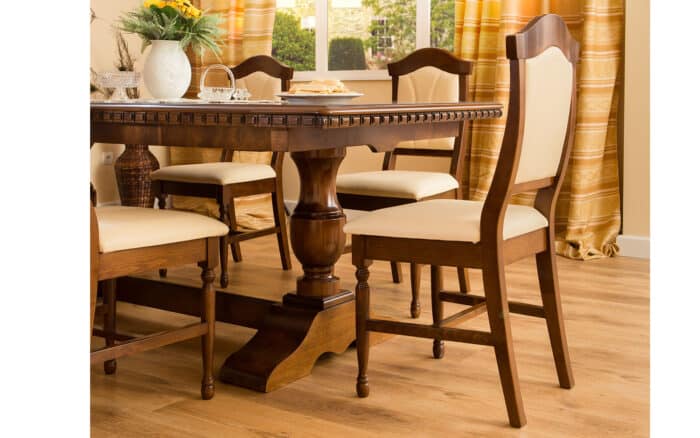 Masă Extensibilă Bernhard, Lemn Masiv, 200/278x100x80 cm - imagine 4