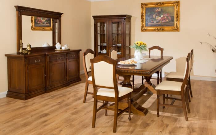 Masă Extensibilă Bernhard, Lemn Masiv, 200/278x100x80 cm - imagine 5