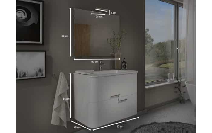 Set Mobilier Baie Suspendat Glint - imagine 4