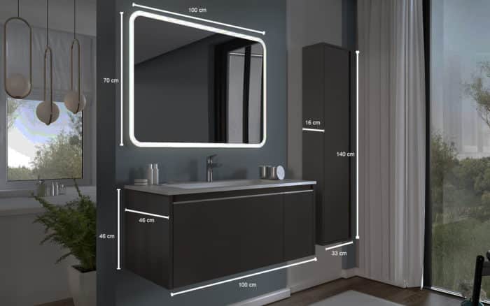 Set Mobilier Baie Suspendat Araceli, Personalizabil - imagine 3