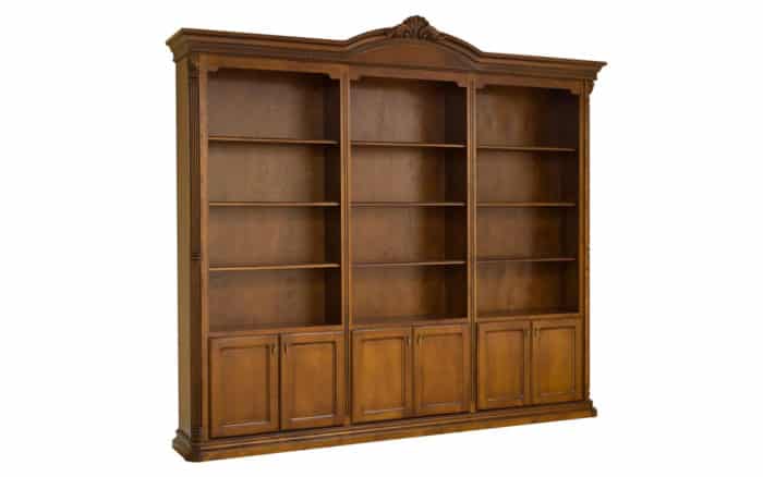 biblioteca lemn masiv