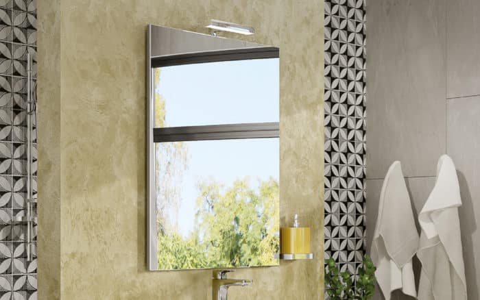 Oglindă Baie Reversibilă, 80/100 x 2 x 60 cm - imagine 2