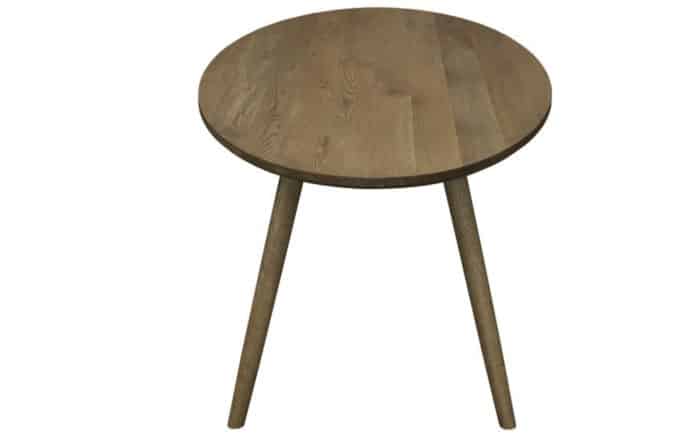 Masă Ovală Janet, Lemn Masiv Stejar, 200/220 x 100 x 78 cm - imagine 3