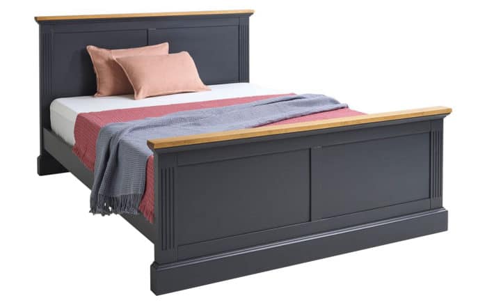 Set Dormitor London, Lemn Masiv, Albastru/Natur - imagine 3