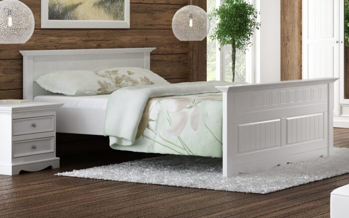 Pat Linea, Lemn Masiv, Alb