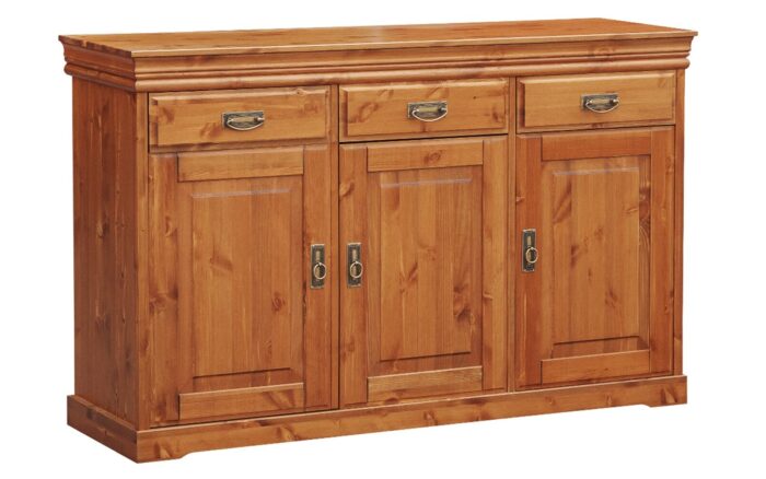 Set Dormitor Florence, Lemn Masiv, Natur - imagine 9