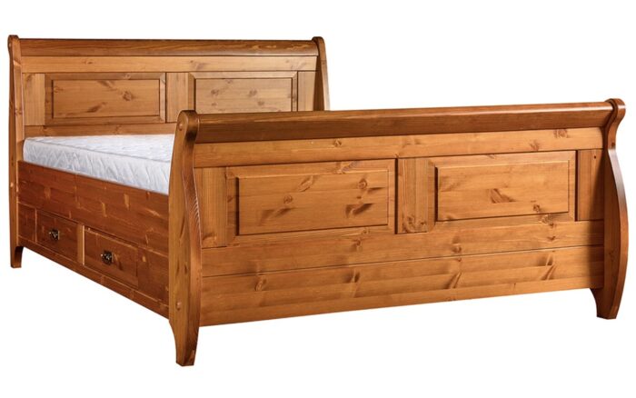 Set Dormitor Florence, Lemn Masiv, Natur - imagine 3