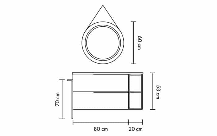Set Mobilier Baie Suspendat Marco - imagine 4