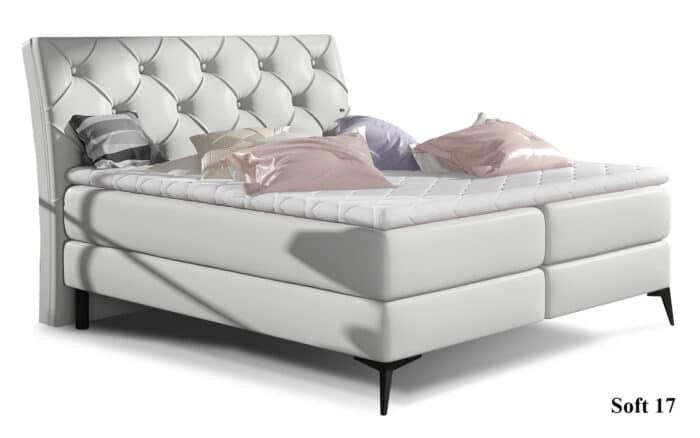 Pat Carmenere cu Saltea, Topper, Ladă Depozitare, Personalizabil - imagine 4