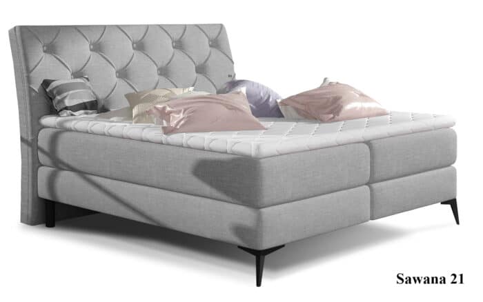 Pat Carmenere cu Saltea, Topper, Ladă Depozitare, Personalizabil - imagine 3