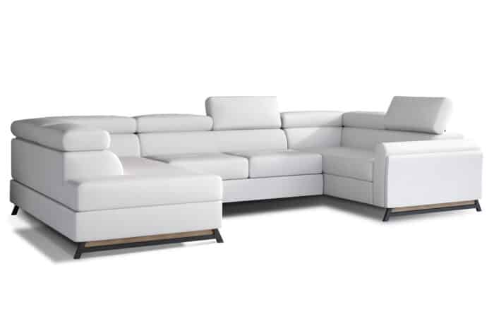 Colțar Formă U, Extensibil Amira, 330x190cm, Personalizabil