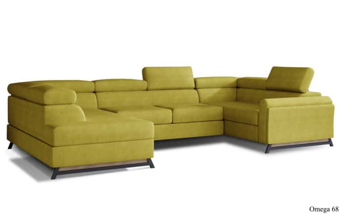 Colțar Formă U, Extensibil Amira, 330x190cm, Personalizabil - imagine 8